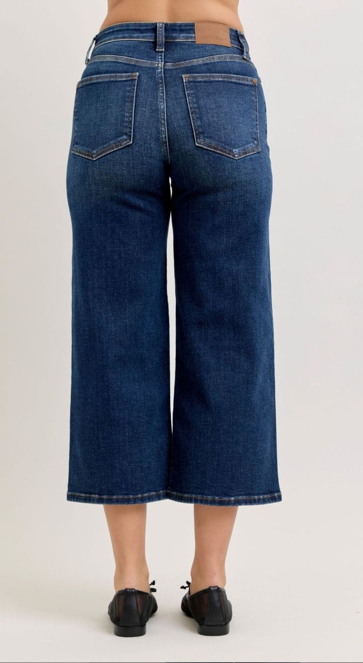 Judy Blue The Hills HW Ankle Wide Jean