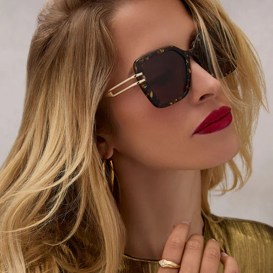 Diff Eyewear Dasha Glitter Tortoise
