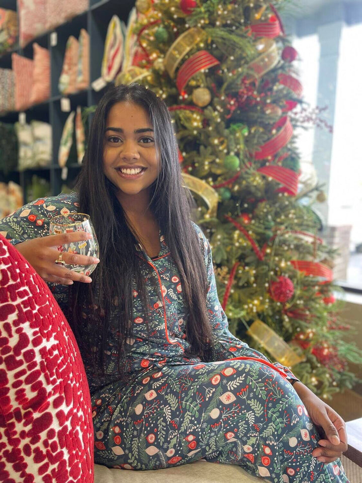 Mary Square Happy Holiday Charlotte Loungewear Set