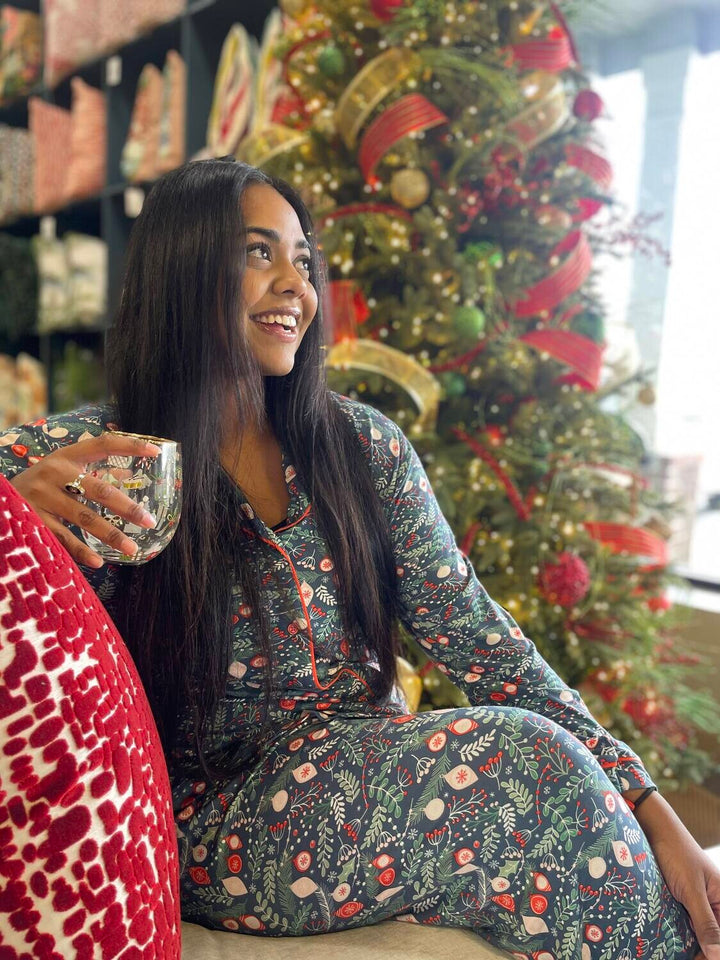 Mary Square Happy Holiday Charlotte Loungewear Set