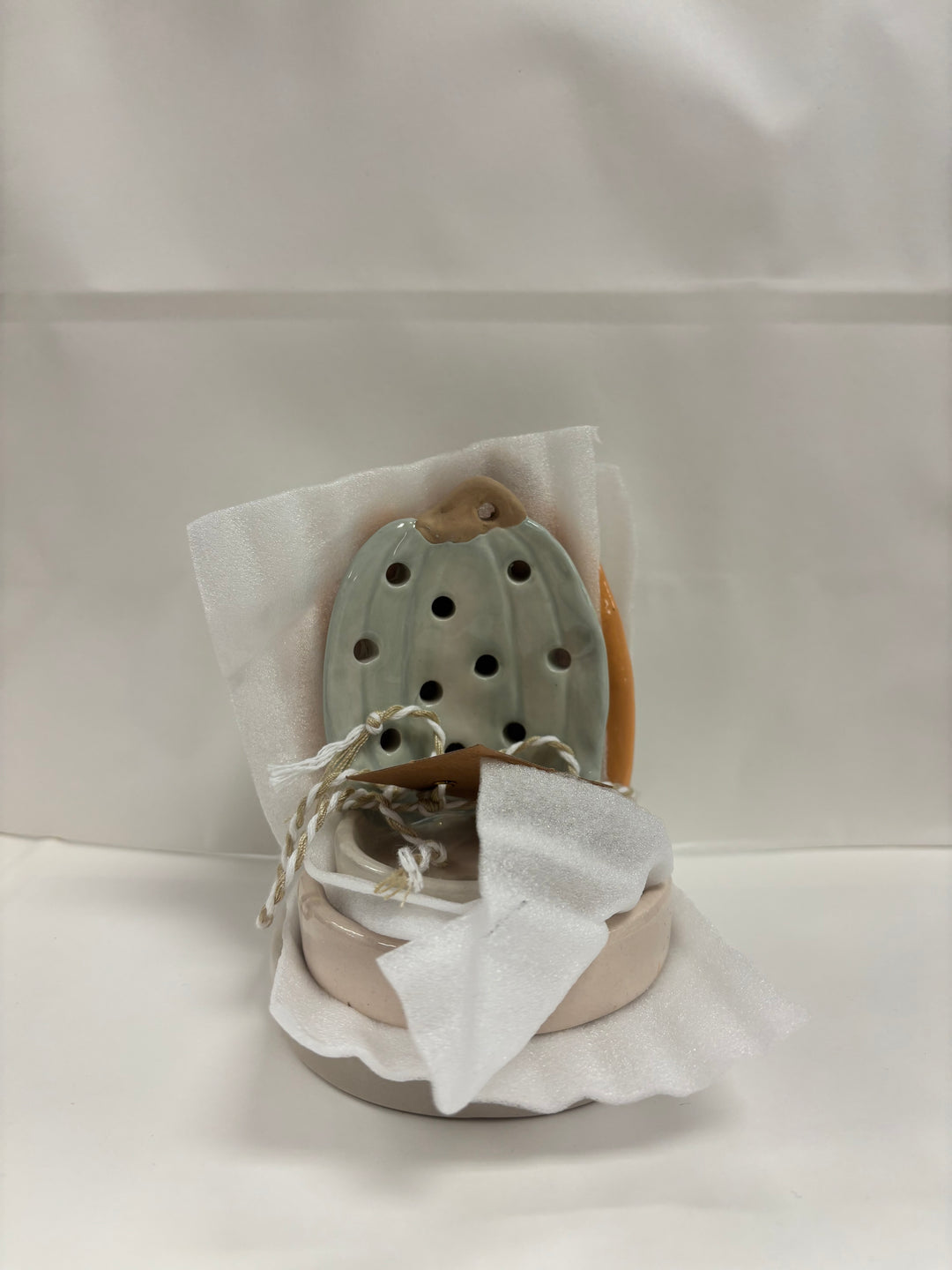 Mud Pie Pumpkin Tea Light Holders