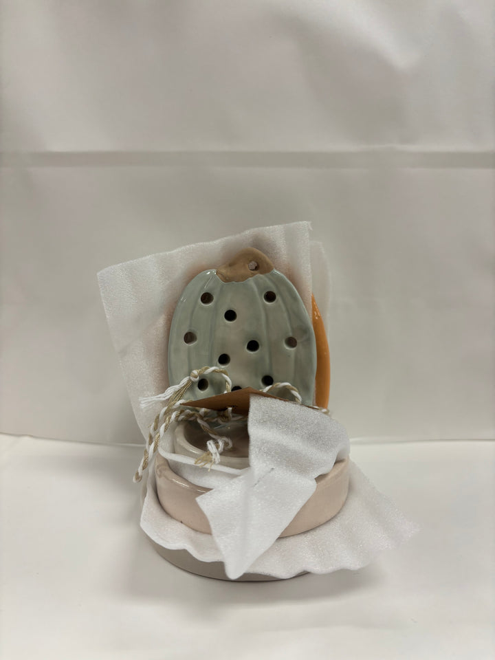 Mud Pie Pumpkin Tea Light Holders