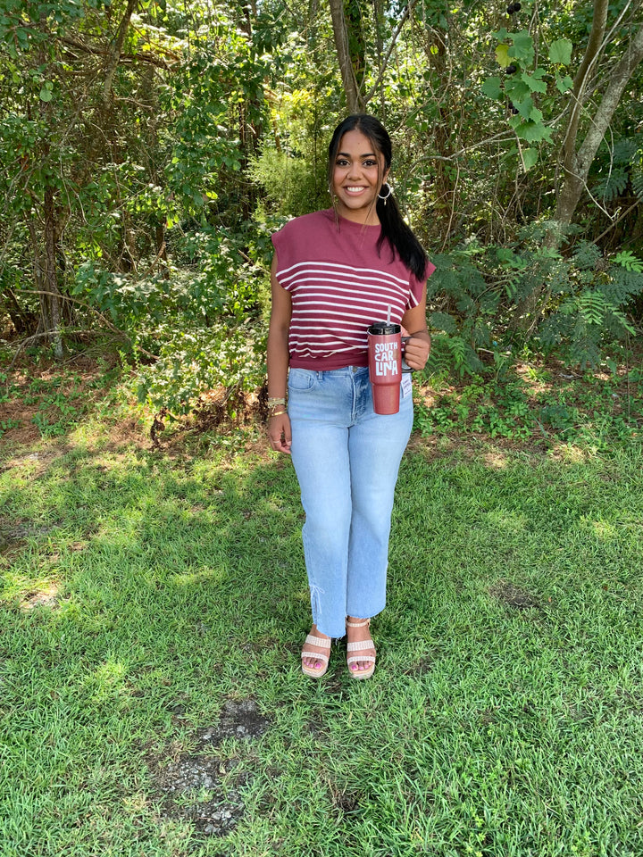 Sunday Stripe Knit Top