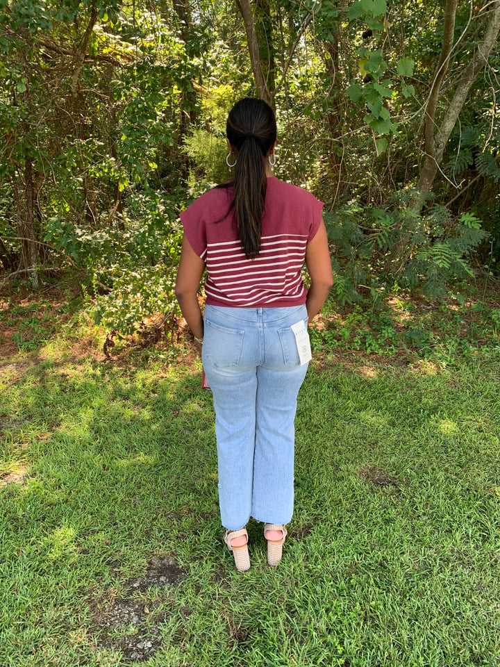 Sunday Stripe Knit Top