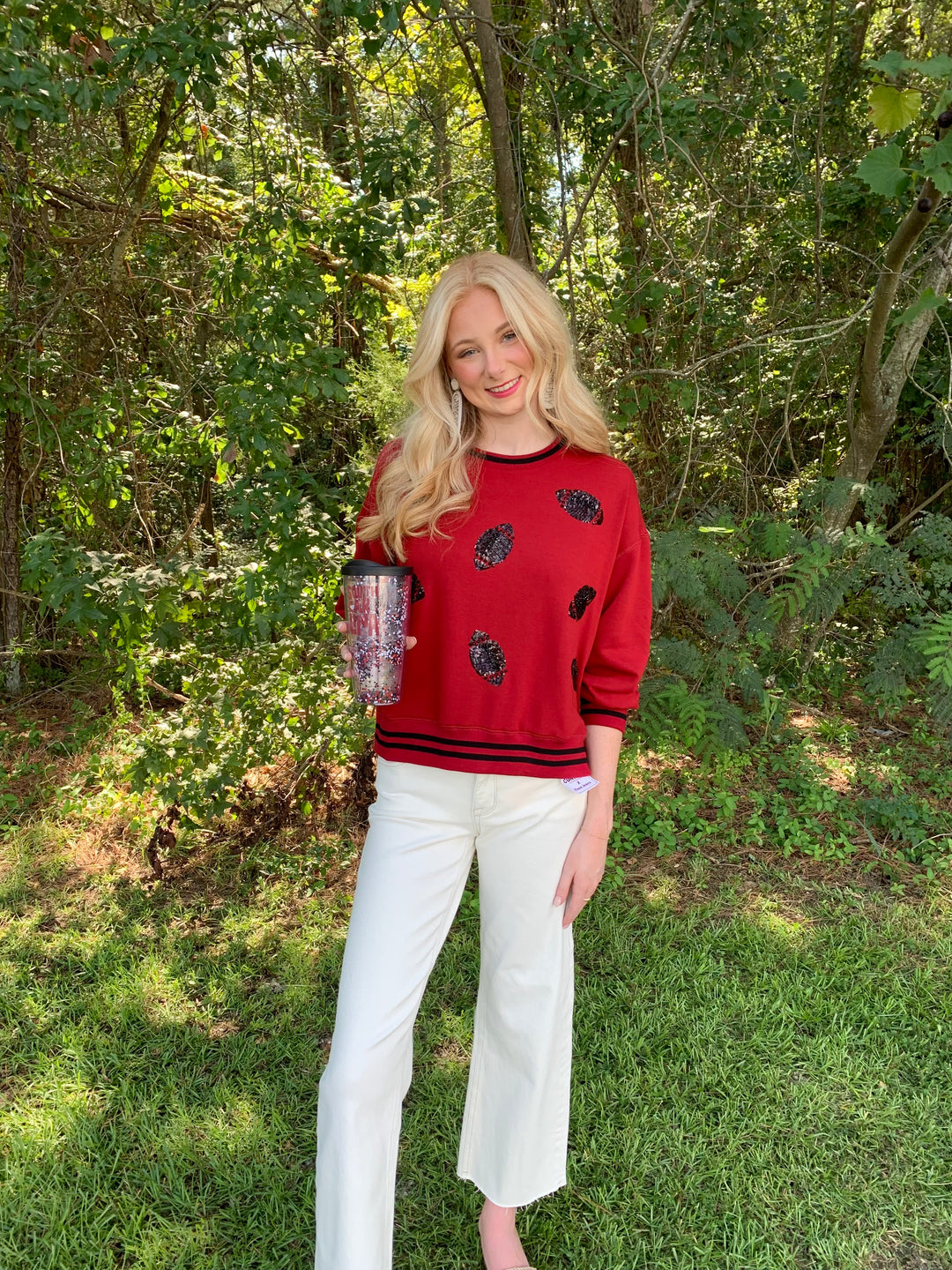 Mary Square Large Footballs Millie Sweatshirt