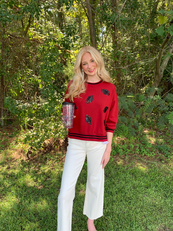 Mary Square Large Footballs Millie Sweatshirt