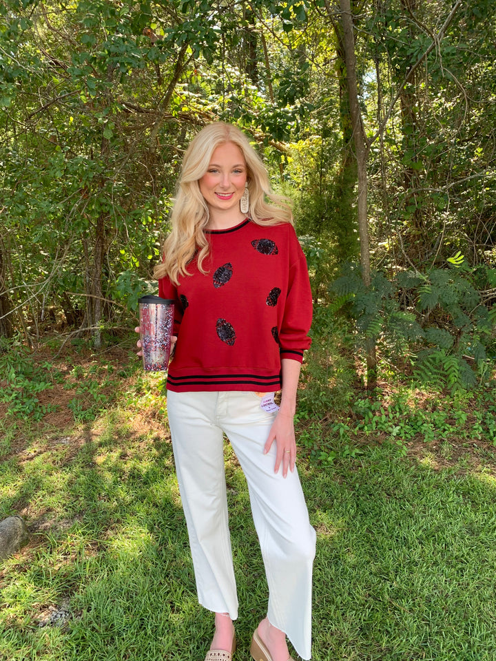 Mary Square Large Footballs Millie Sweatshirt