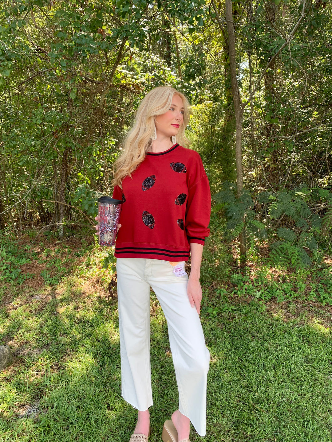 Mary Square Large Footballs Millie Sweatshirt