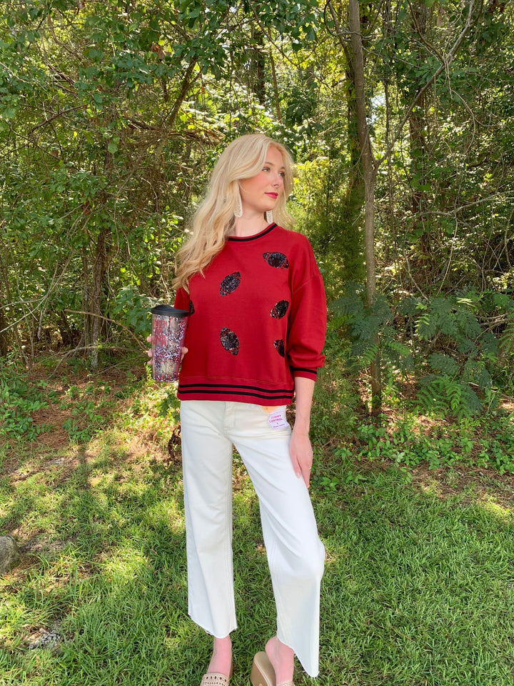 Mary Square Large Footballs Millie Sweatshirt
