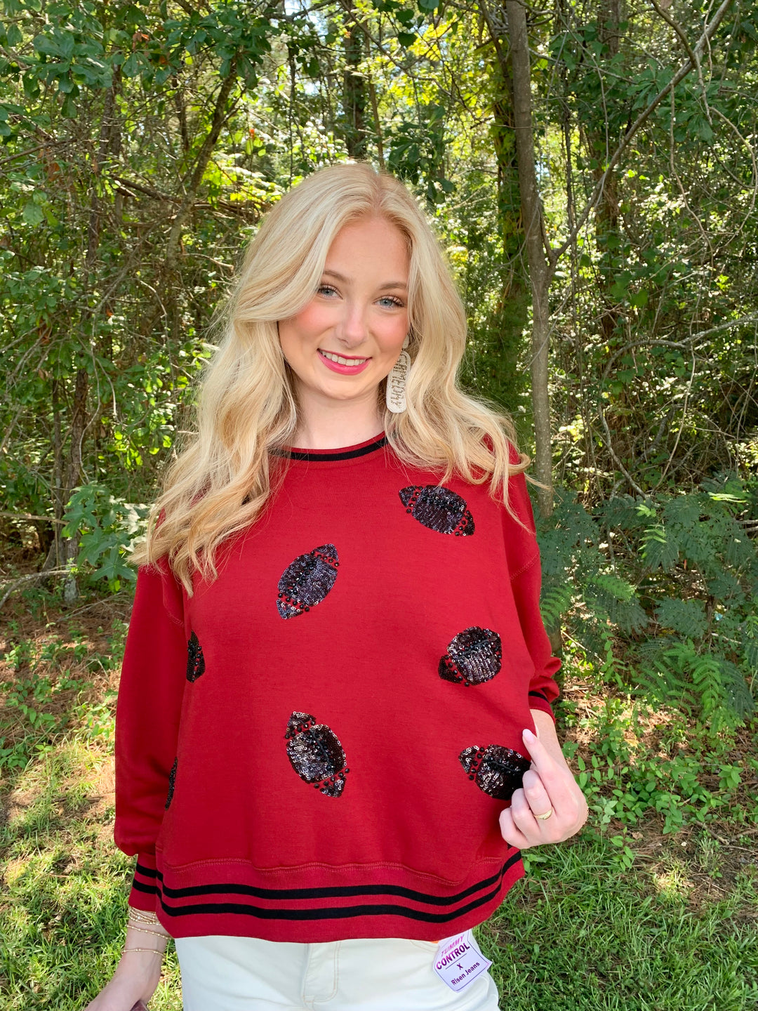 Mary Square Large Footballs Millie Sweatshirt