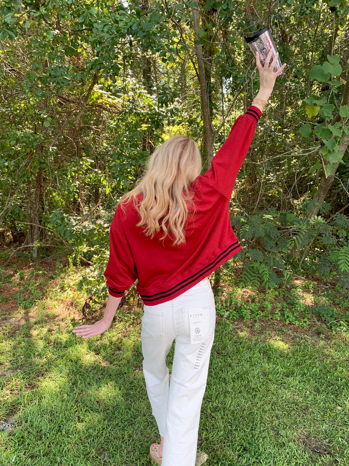 Mary Square Large Footballs Millie Sweatshirt