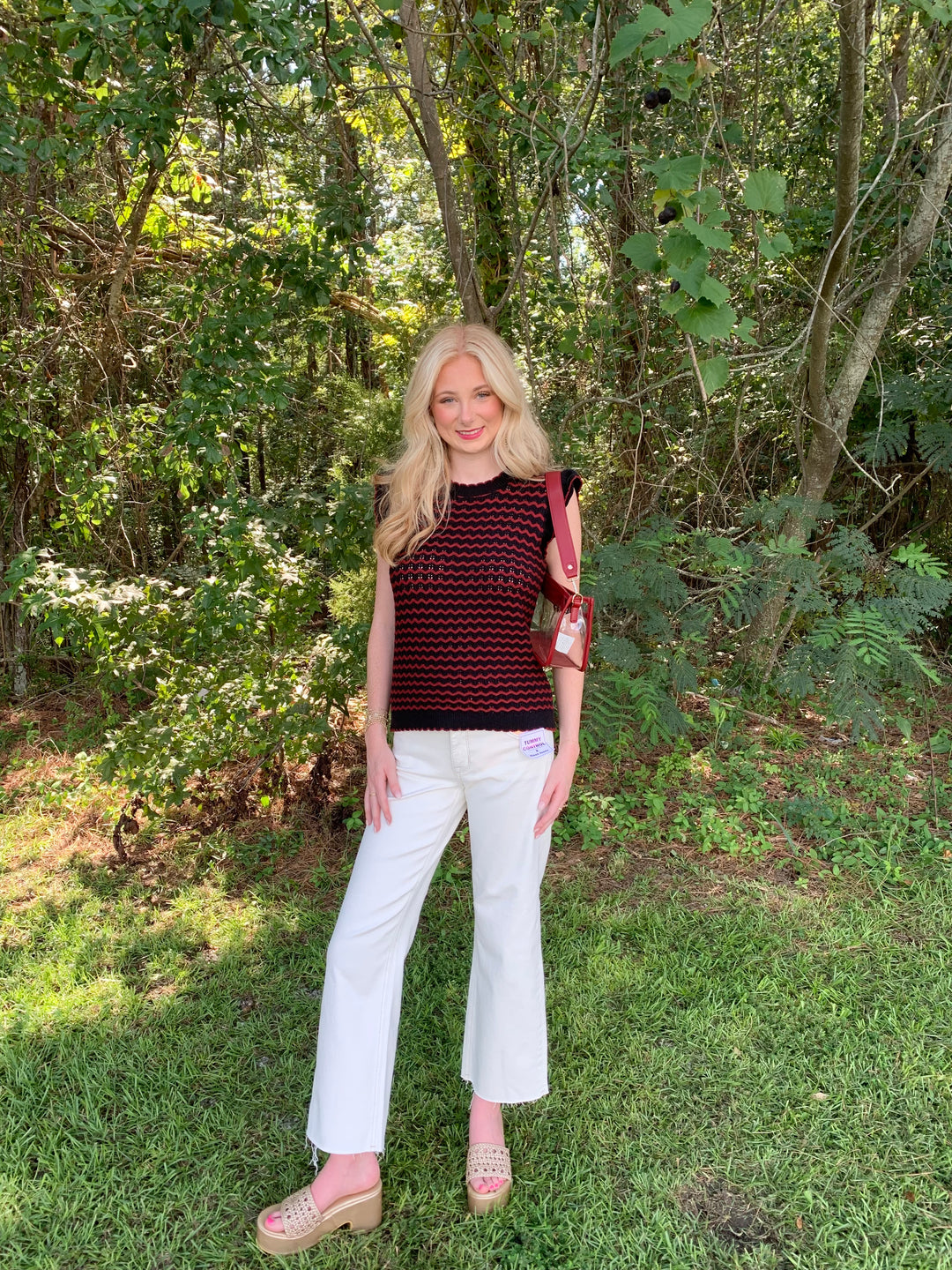 Mary Square Wave Oakley Sweater Top