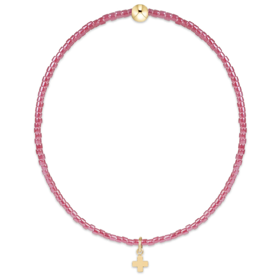enewton Hope Classic Bracelet - Signature Cross Small Gold Charm