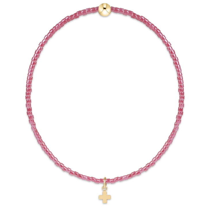 enewton Hope Classic Bracelet - Signature Cross Small Gold Charm