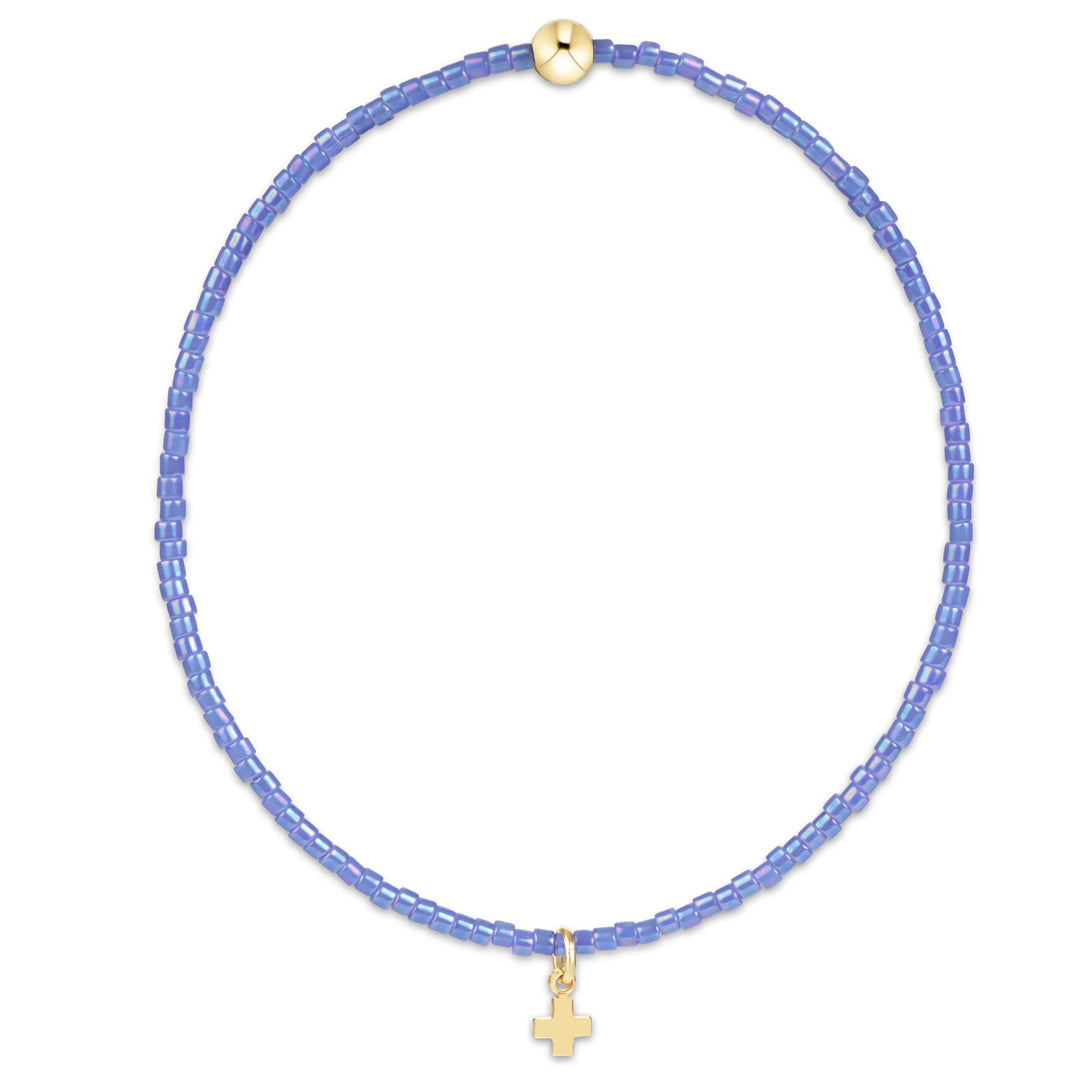 enewton Hope Classic Bracelet - Signature Cross Small Gold Charm
