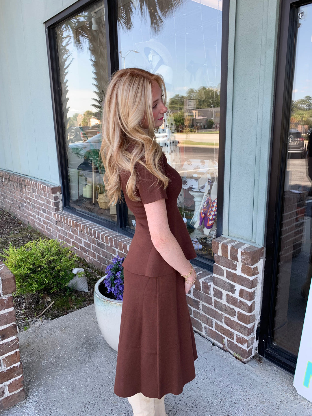 Worth Noting Midi Skirt