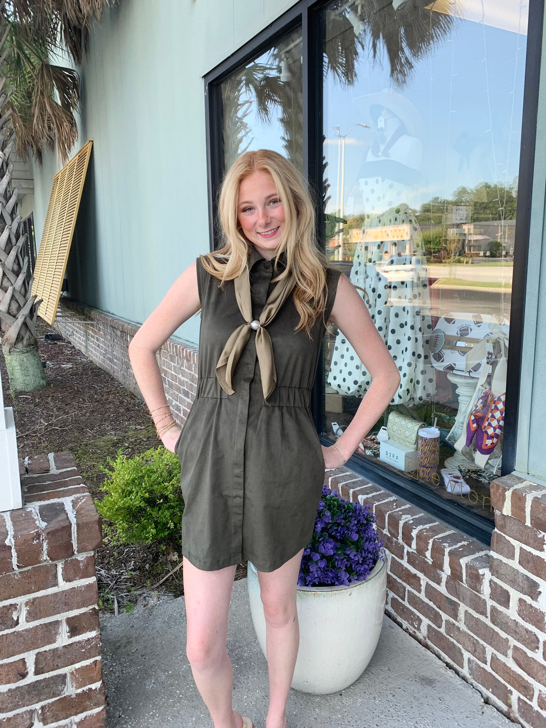 Yours Truly Sleeveless Dress