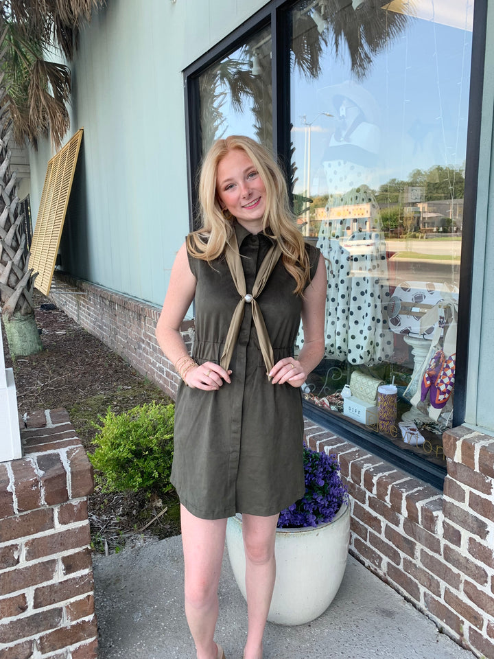 Yours Truly Sleeveless Dress