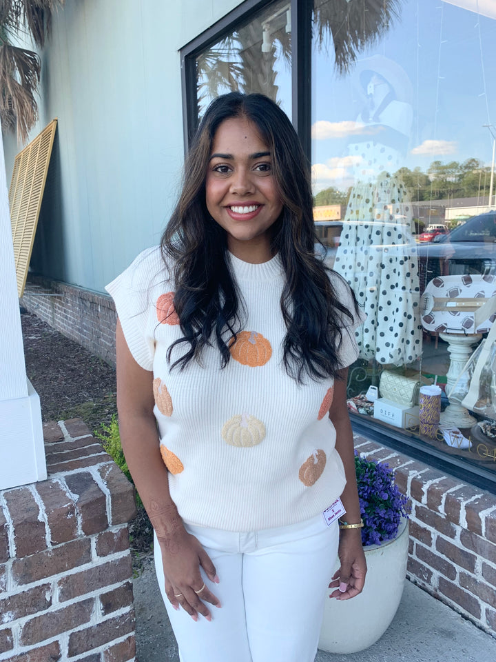 Mary Square Josie Mini Pumpkin Sweater