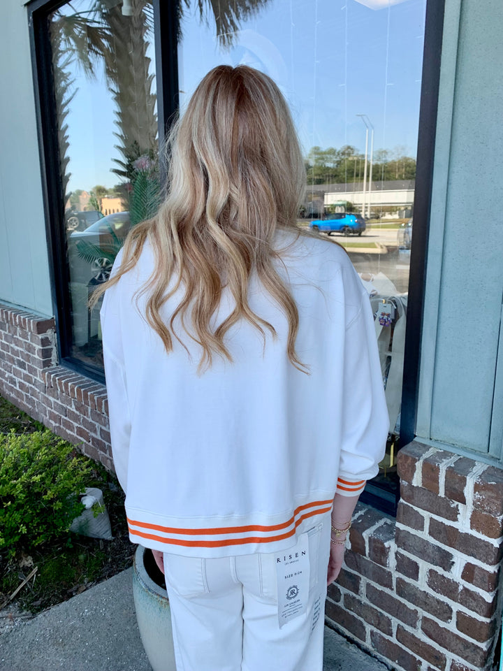 Mary Square Millie Tiger Script Sweatshirt