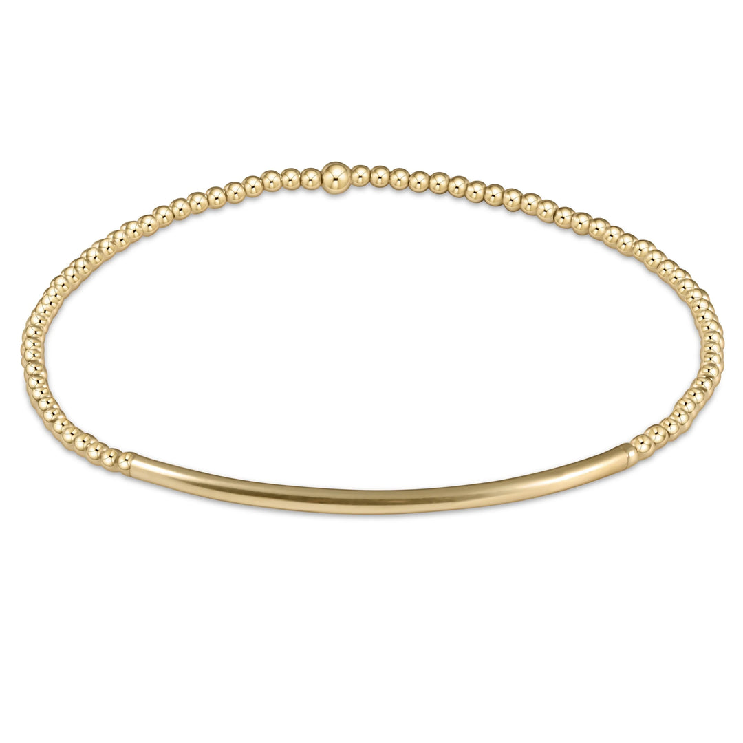 enewton Bliss Bar Gold 2mm Bracelet