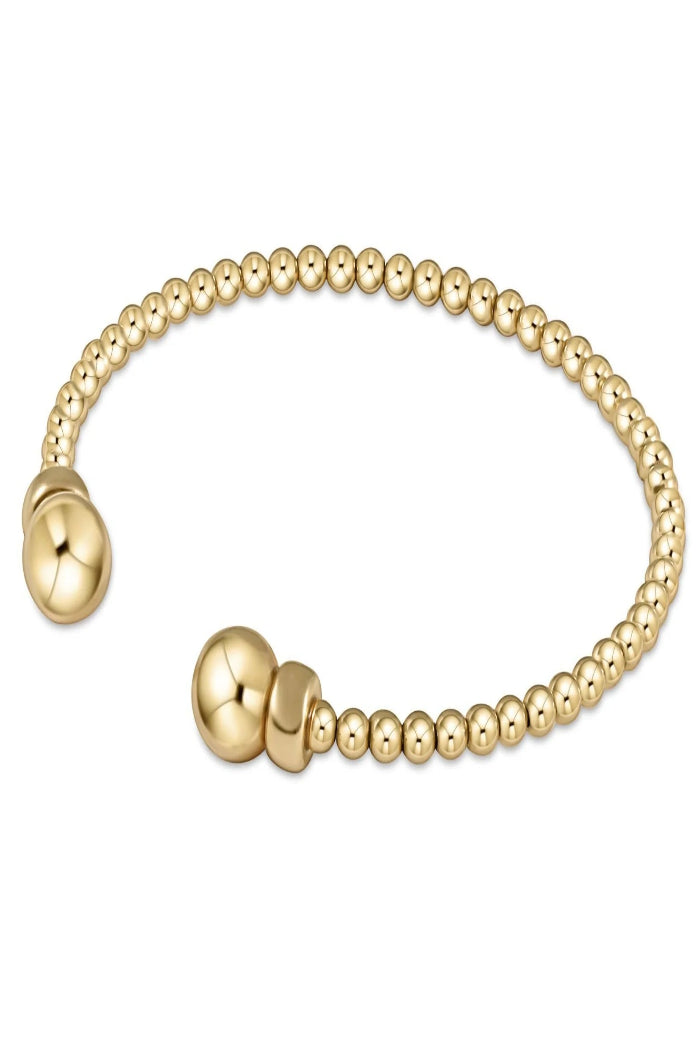 enewton Classic Gold 3mm Bead Cuff - Gold
