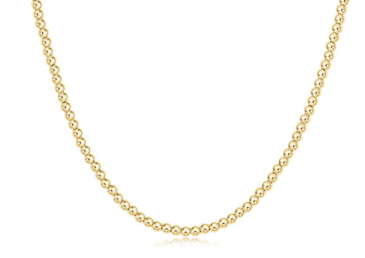 enewton Choker Beaded - Classic Gold 3mm
