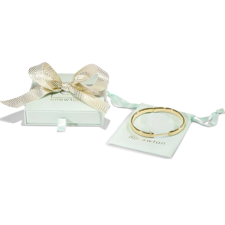 enewton Cherish Gold Bangle Bracelet - Medium