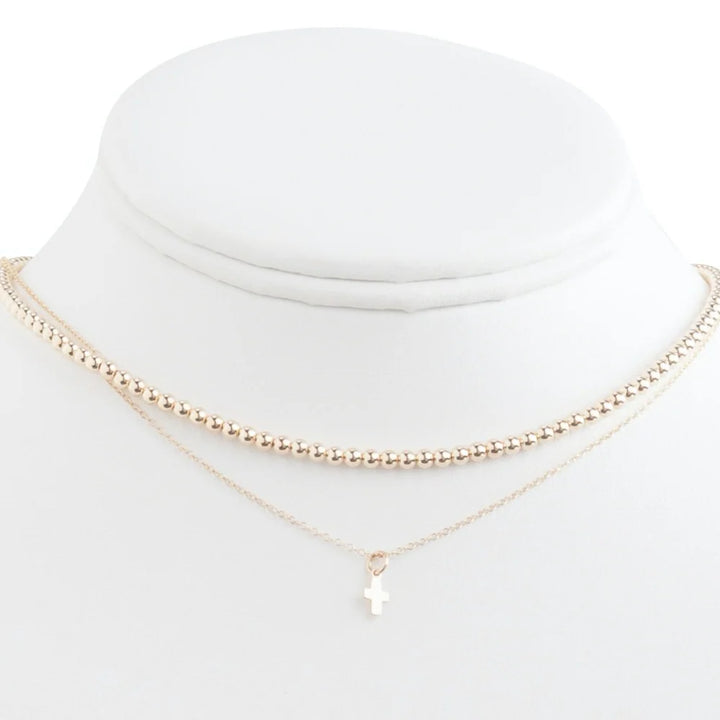enewton Choker Beaded - Classic Gold 3mm