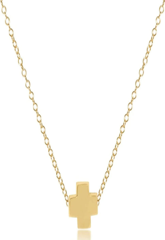 enewton egirl 14" Necklace Gold - Signature Cross Gold