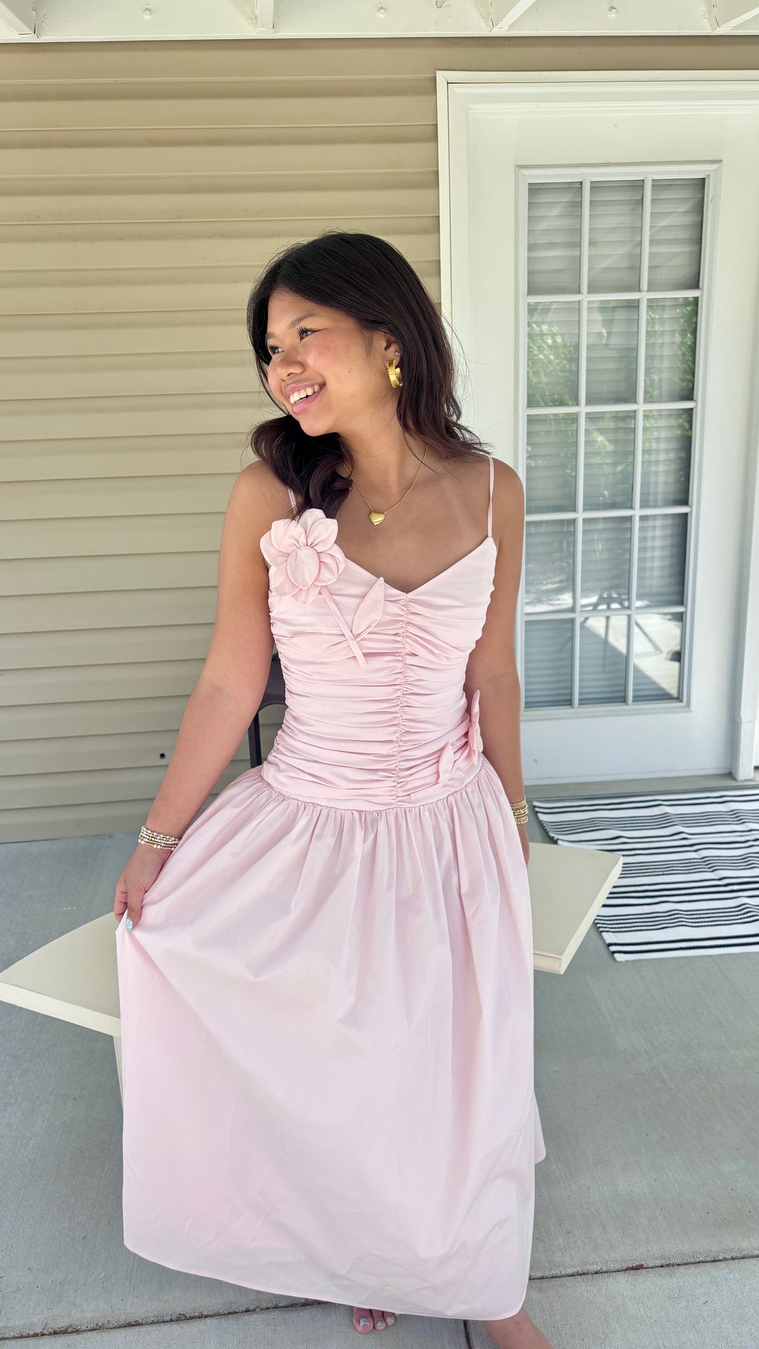 Harlowe Ruched Midi Dress