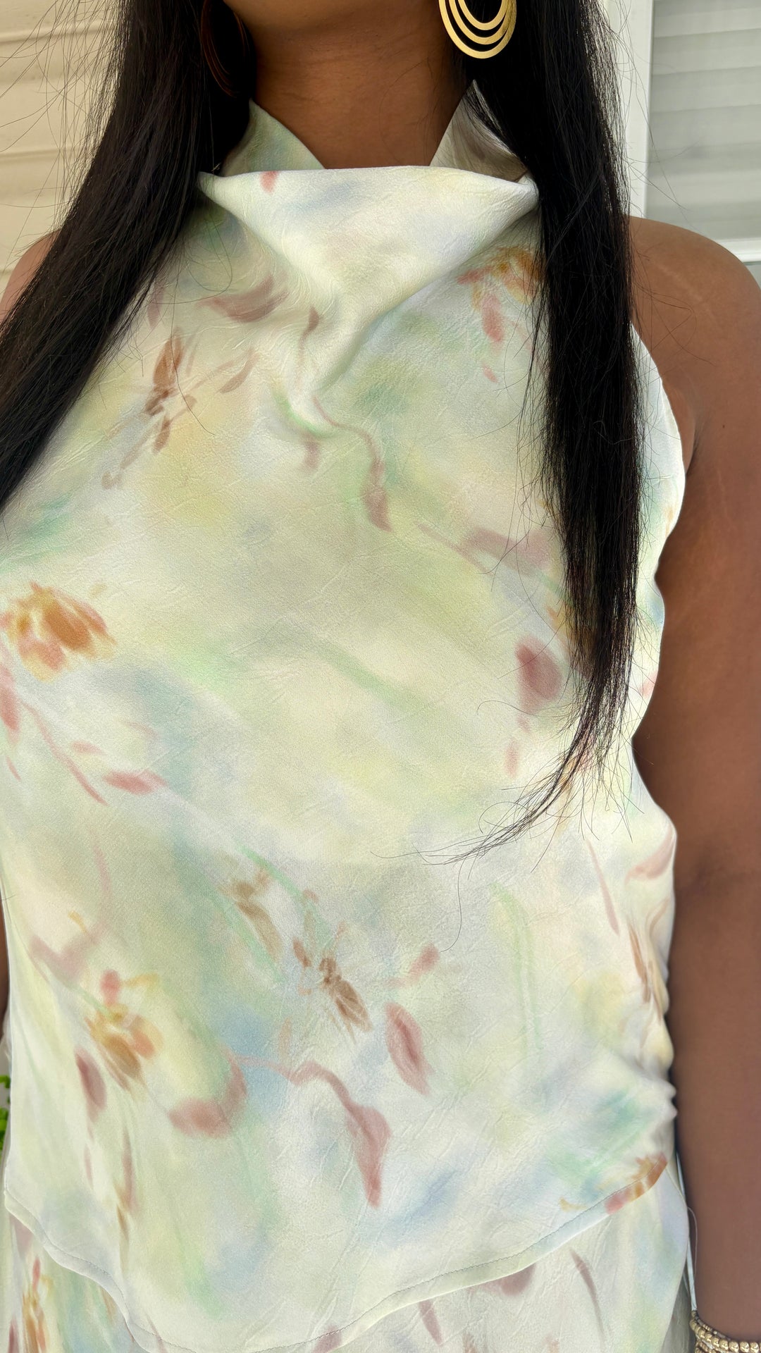 Bowie Cowl Neck Top