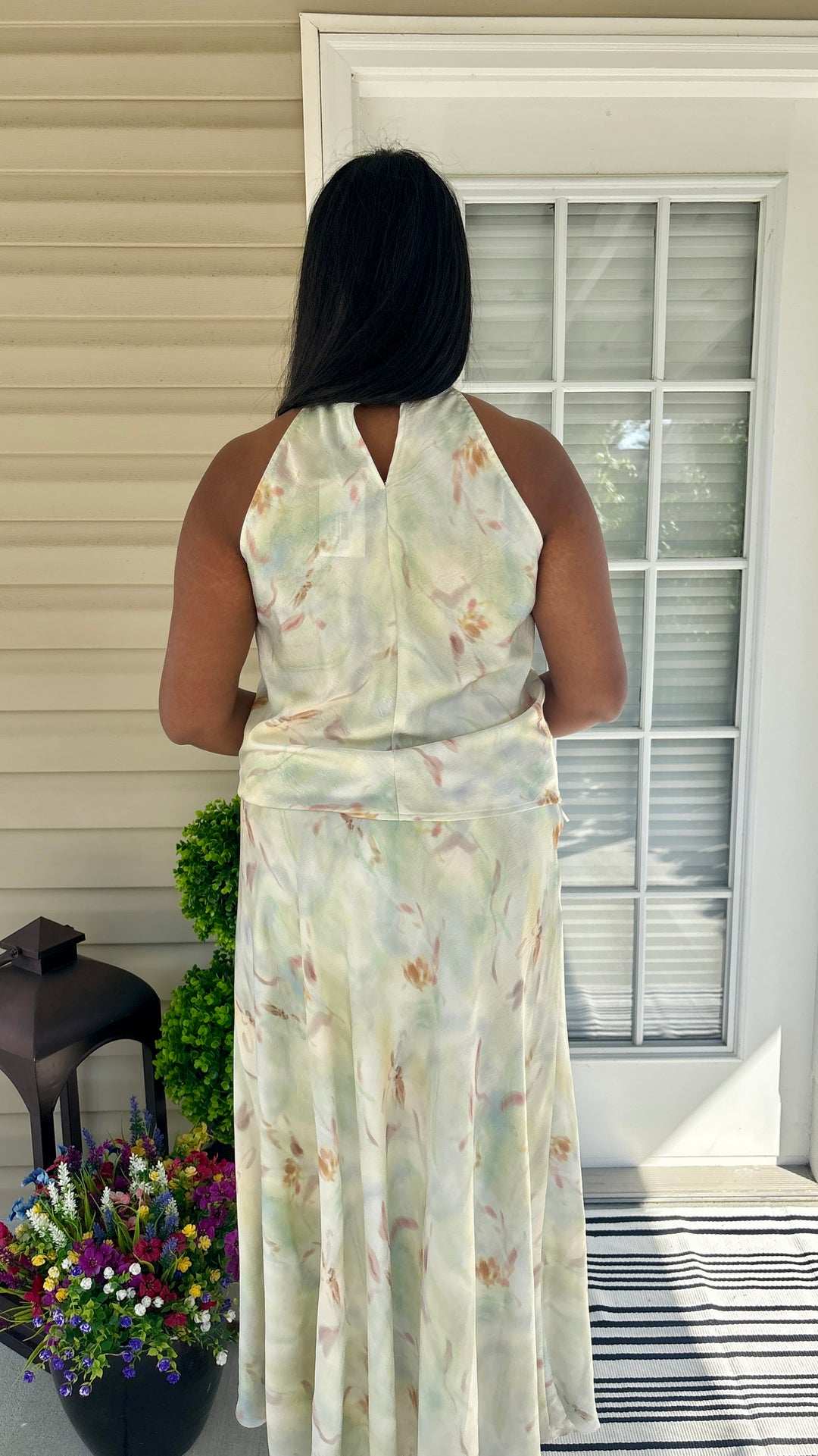 Barbara Satin Skirt