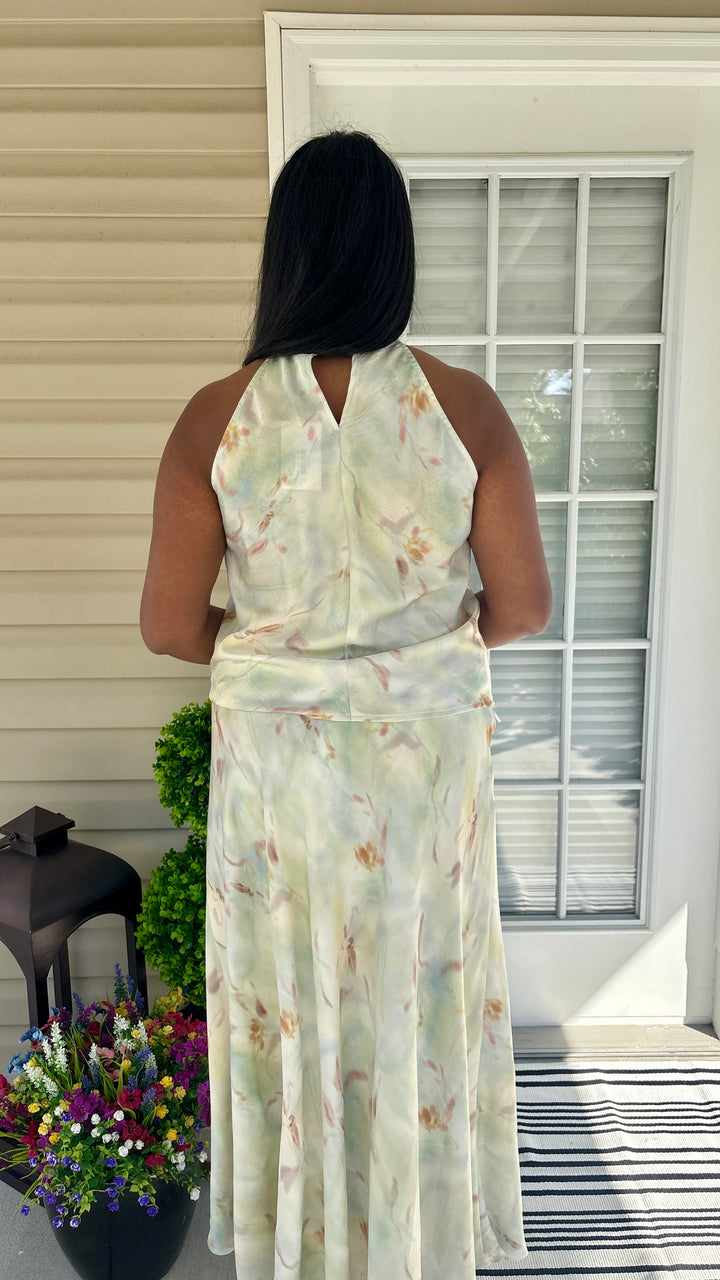 Barbara Satin Skirt