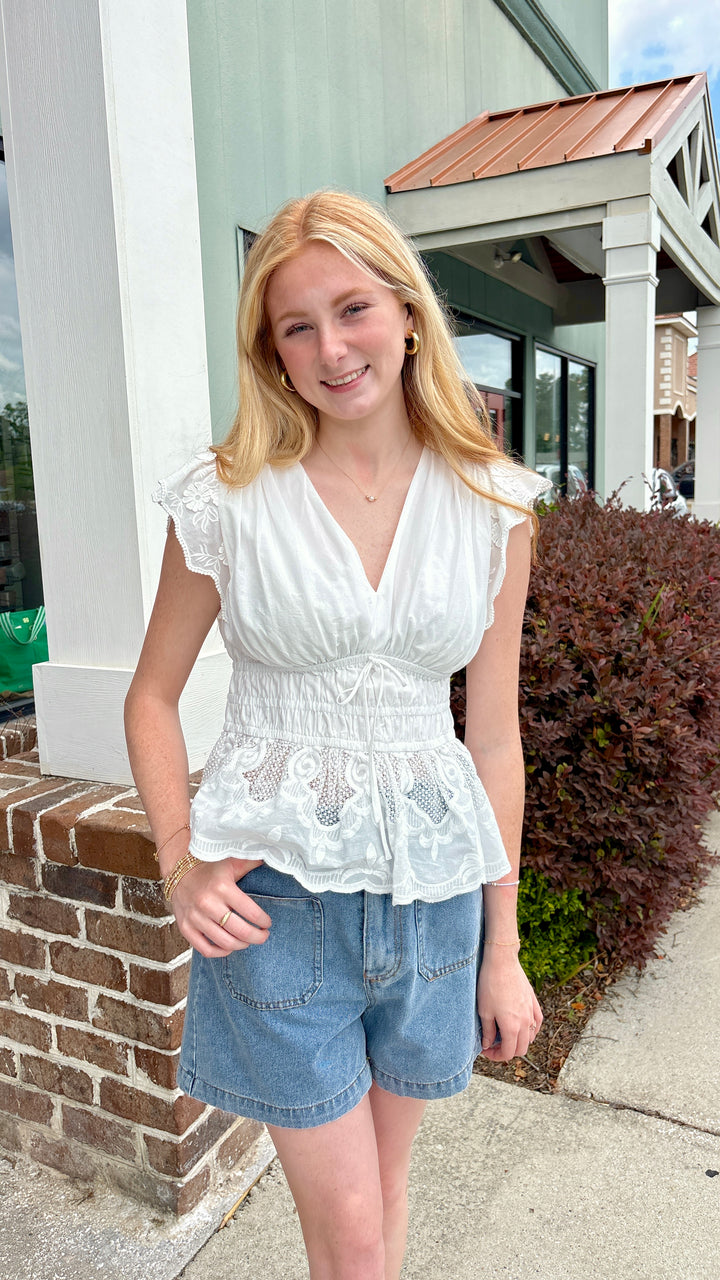 Think About You All The Time Denim Shorts