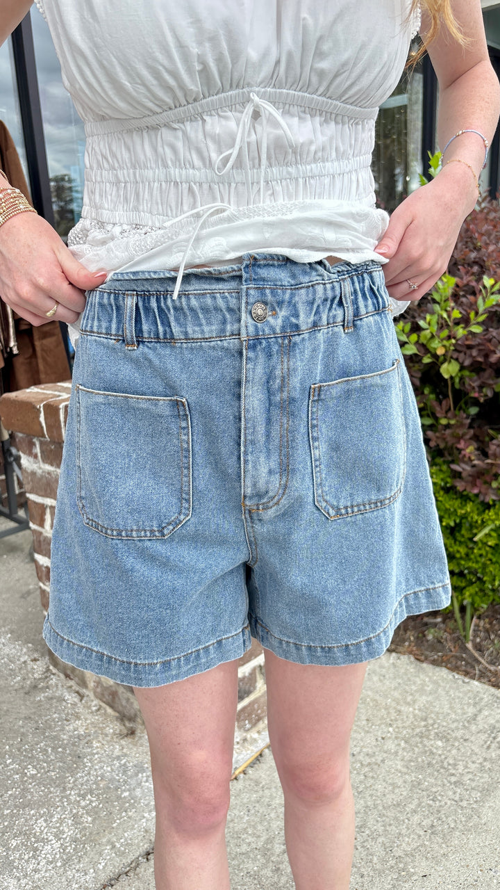 Think About You All The Time Denim Shorts