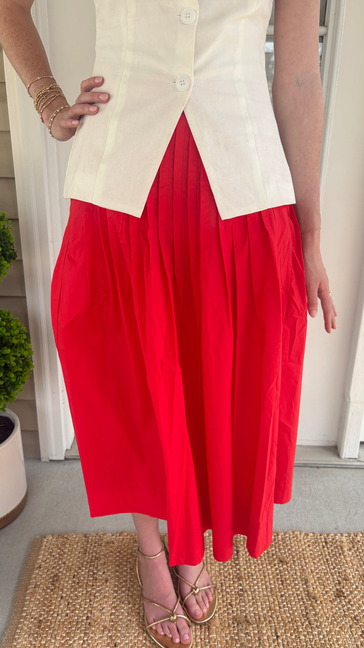 Island Glow Midi Skirt