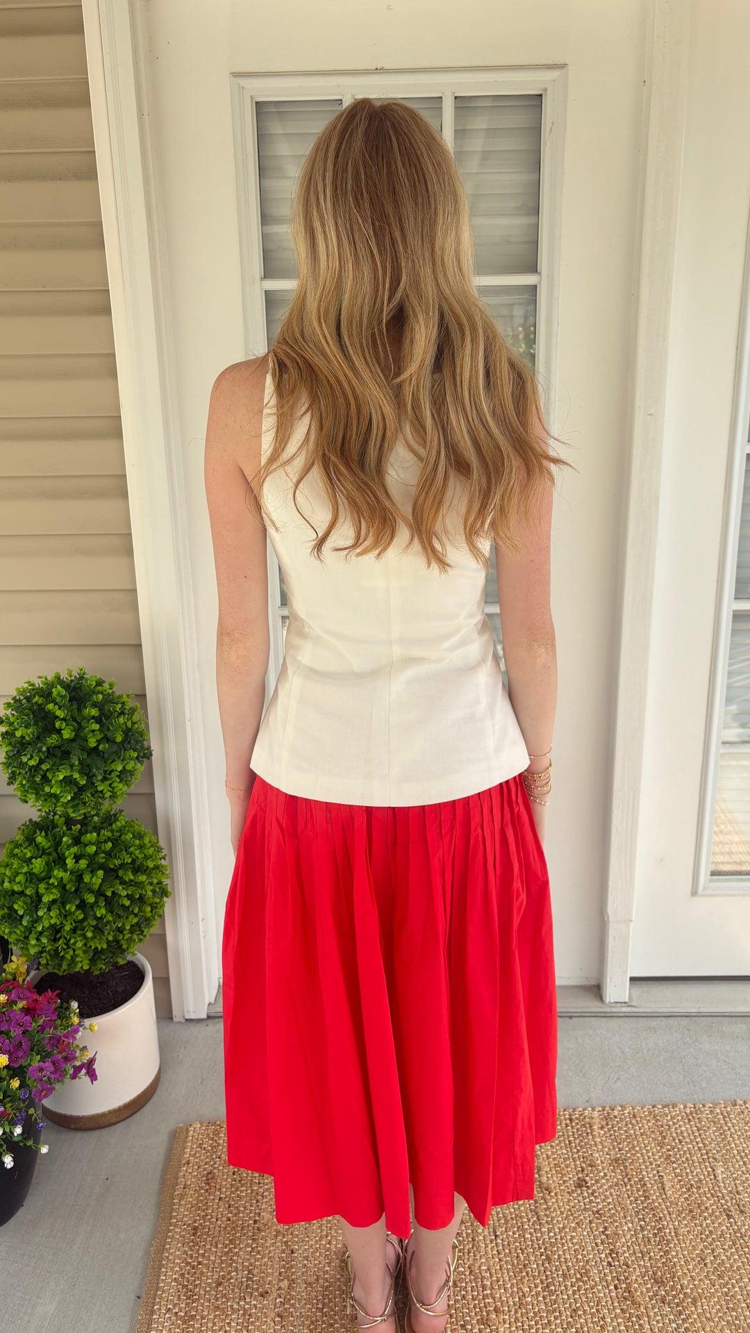 Island Glow Midi Skirt