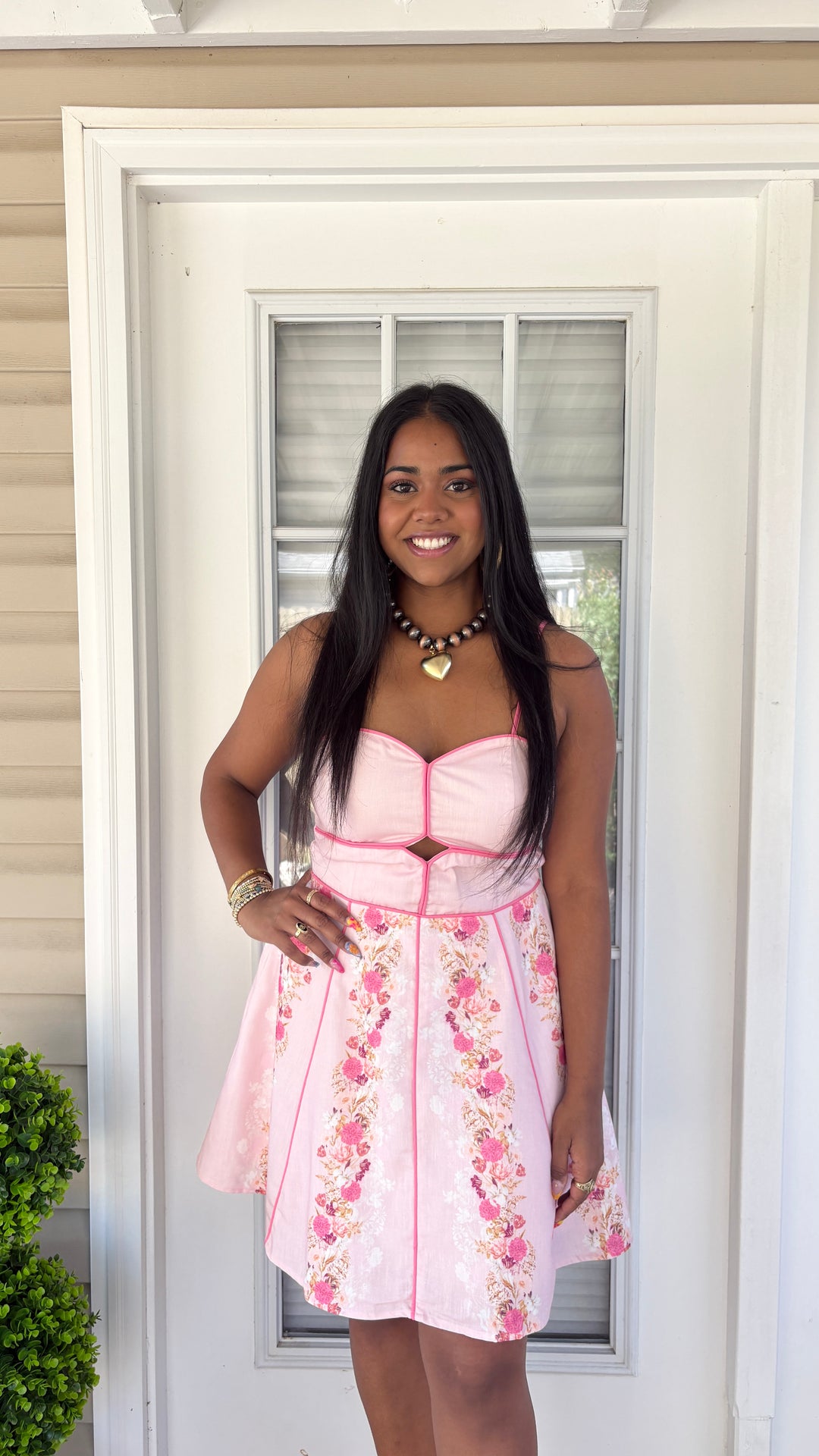 Cross Your Mind Floral Dress