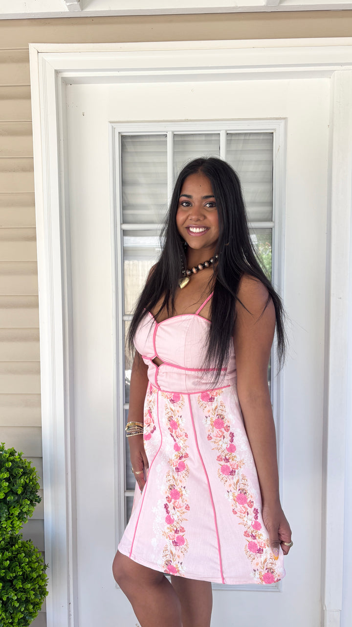 Cross Your Mind Floral Dress