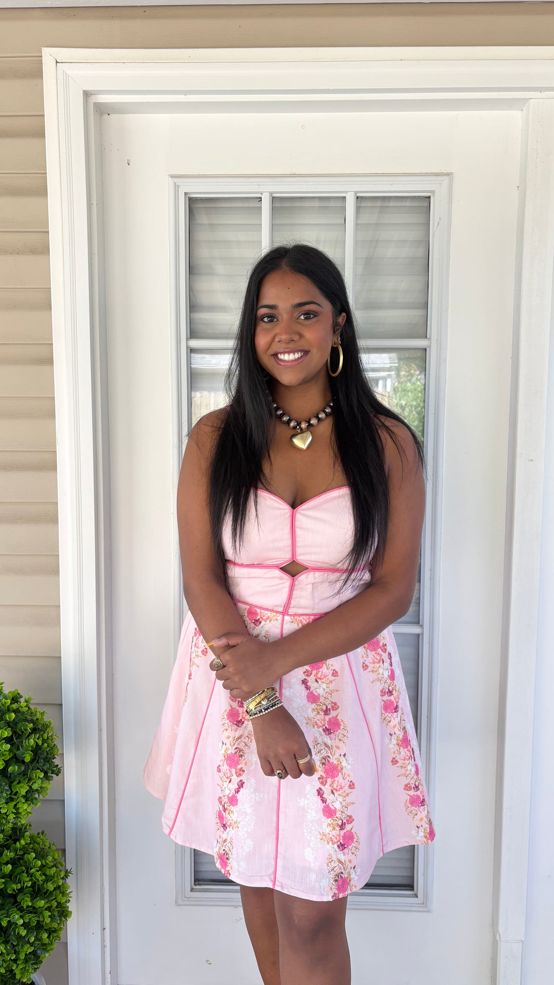 Cross Your Mind Floral Dress