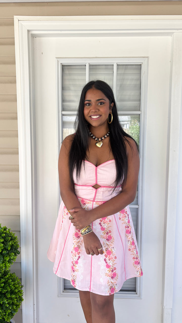 Cross Your Mind Floral Dress