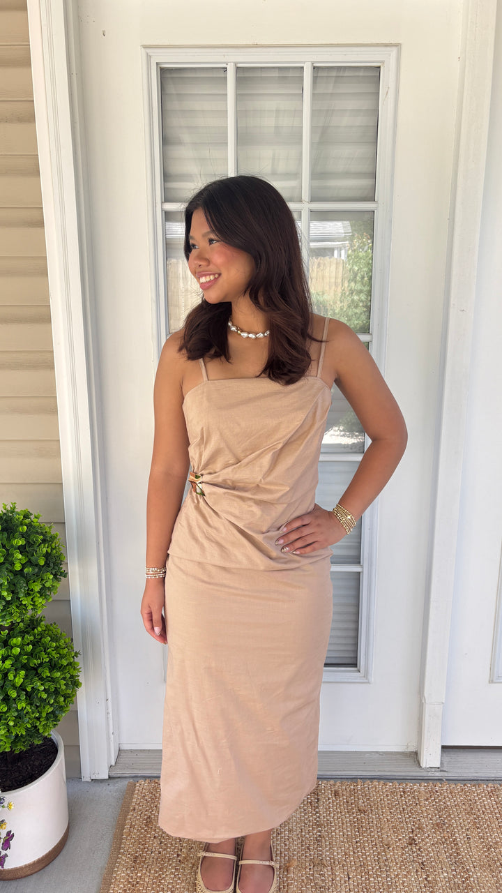 Reality In Motion Linen Midi