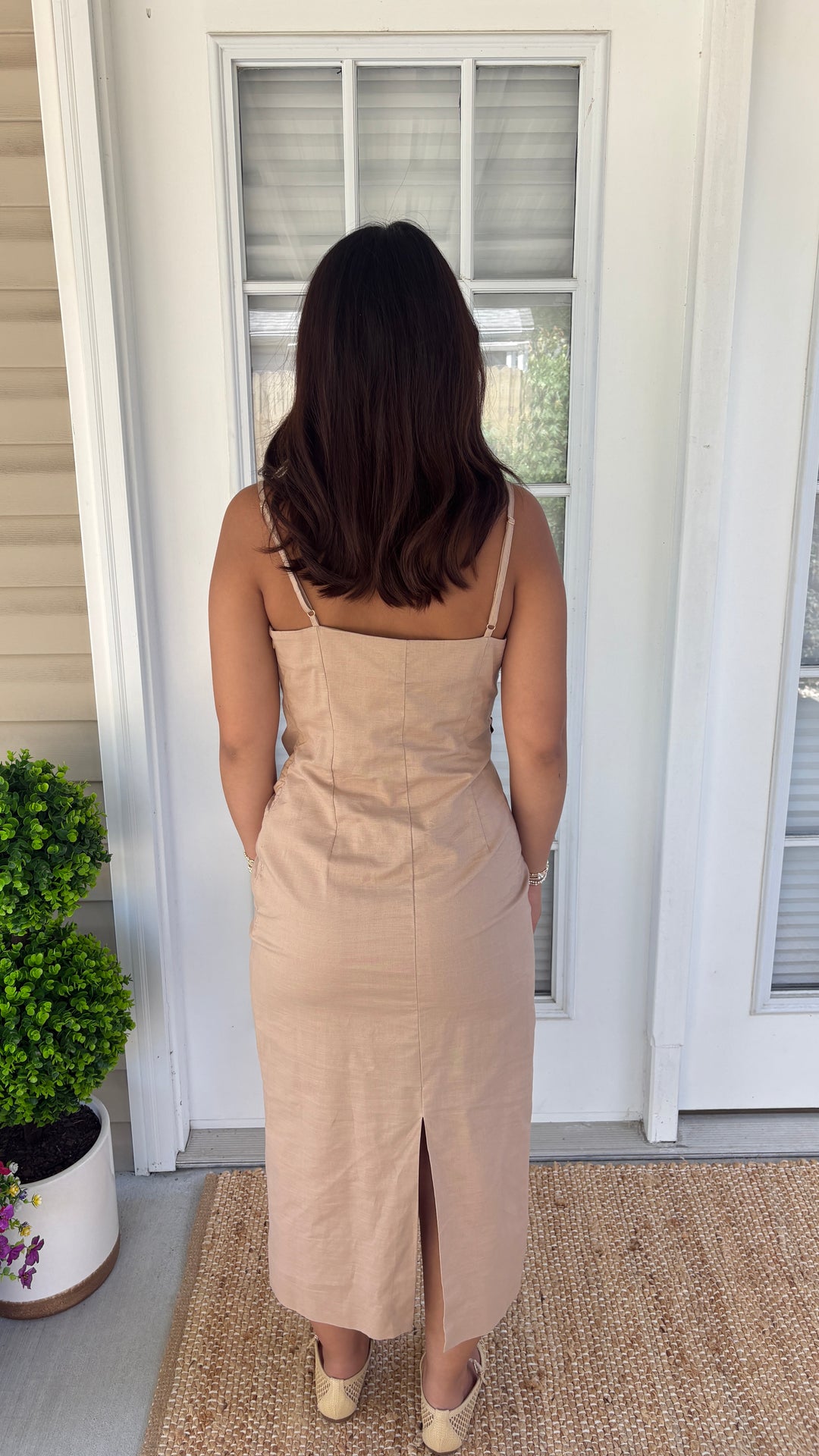 Reality In Motion Linen Midi