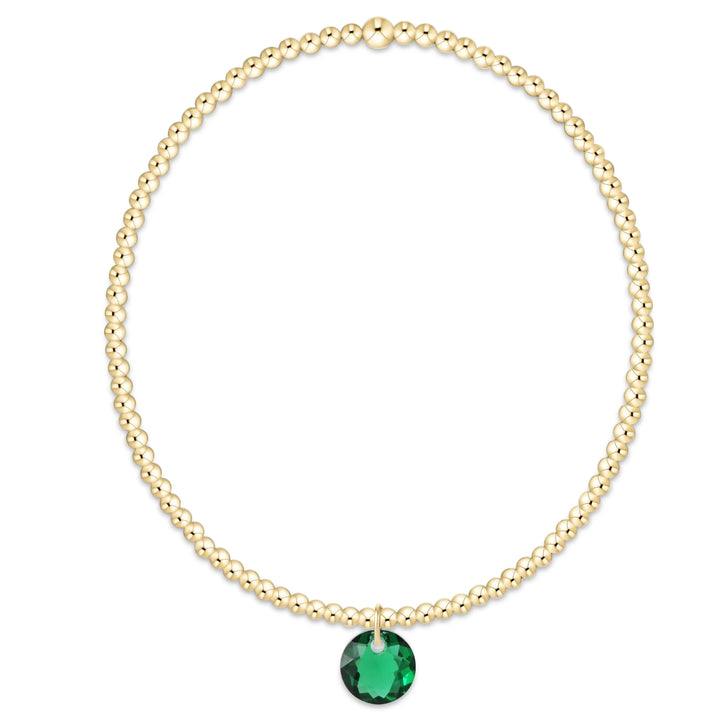 enewton Classic Gold 2mm Bracelet - Reflection Small Charm