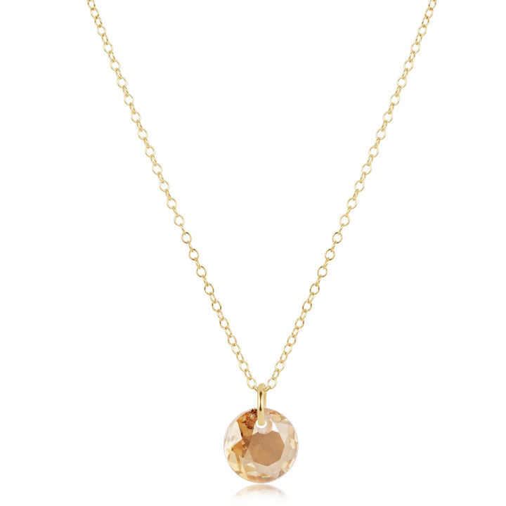 enewton 16" Necklace Gold - Reflection Small Charm