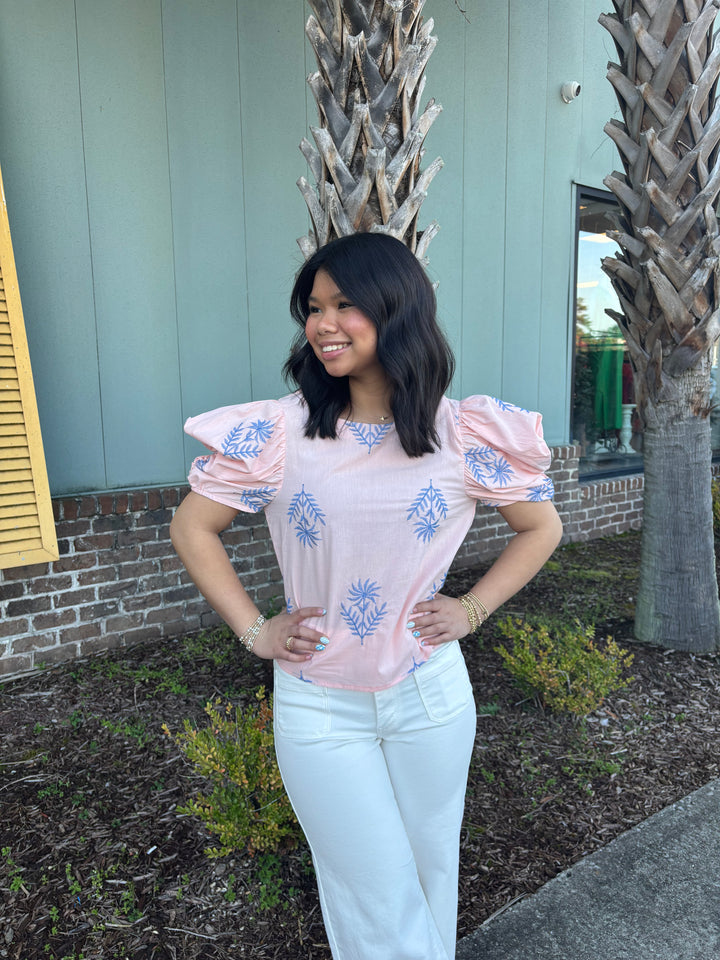 Azure Leaf Top