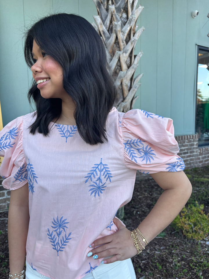 Azure Leaf Top