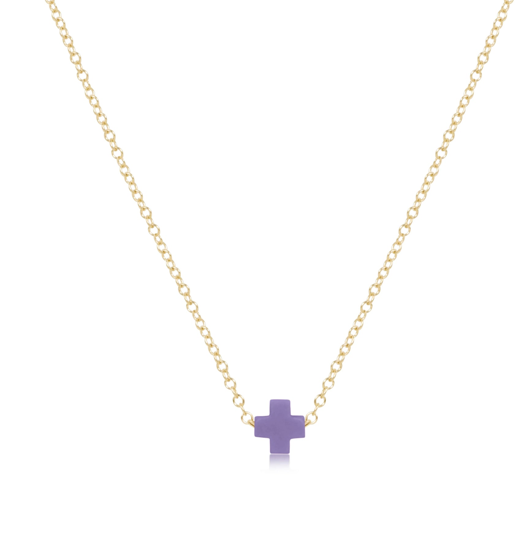 enewton egirl 14" Necklace Gold - Signature Cross Small