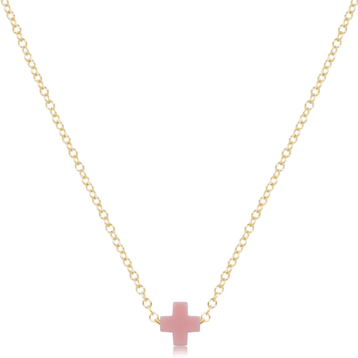 enewton 16" Necklace Gold - Signature Cross Small